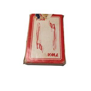 Vintage TWA Playing Cards Trans World Airlines Aviation Jets Airplanes Full Deck